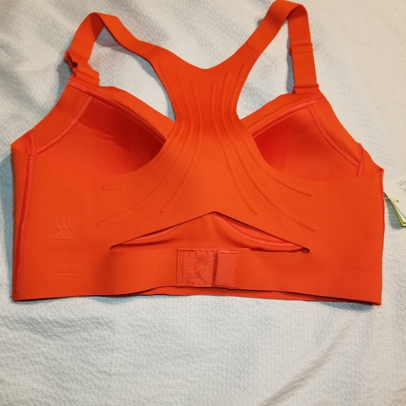 NWT HIGH SUPPORT SPORTS BRA  BACK CLOSURE XS MOLDED CUPS - Picture 2 of 10